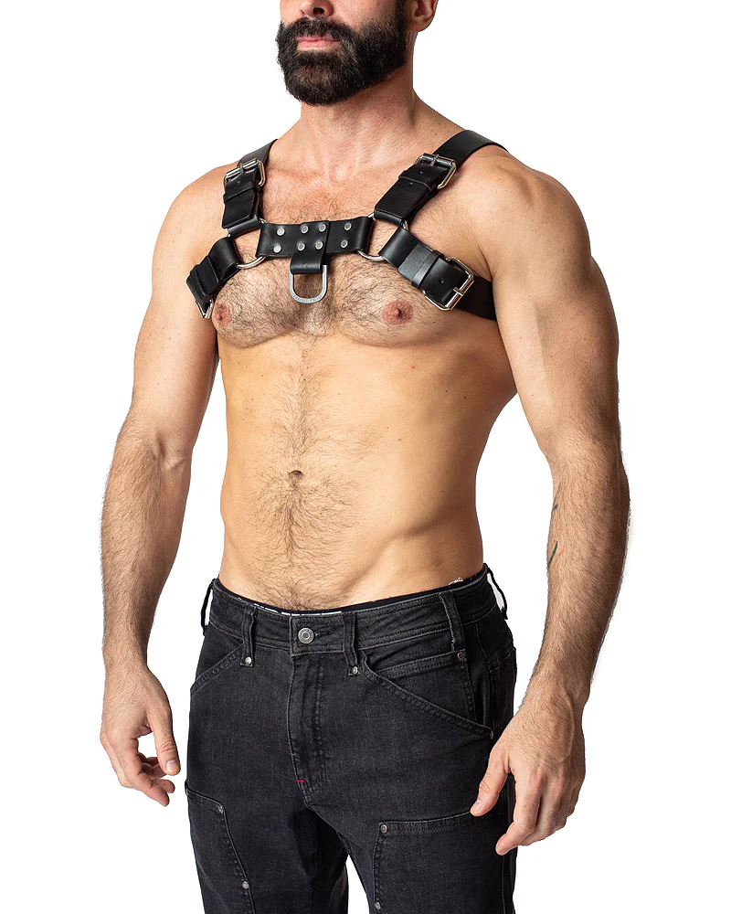 Anvil Leather Bulldog Harness - Black - Image 3