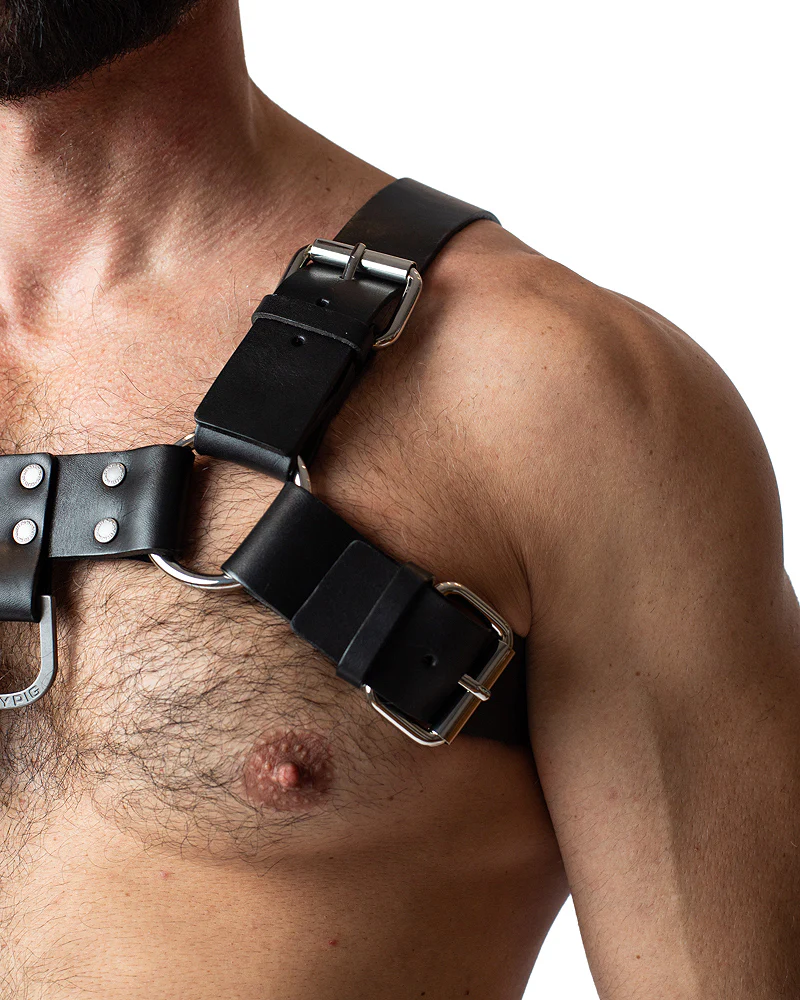 Anvil Leather Bulldog Harness - Black - Image 4