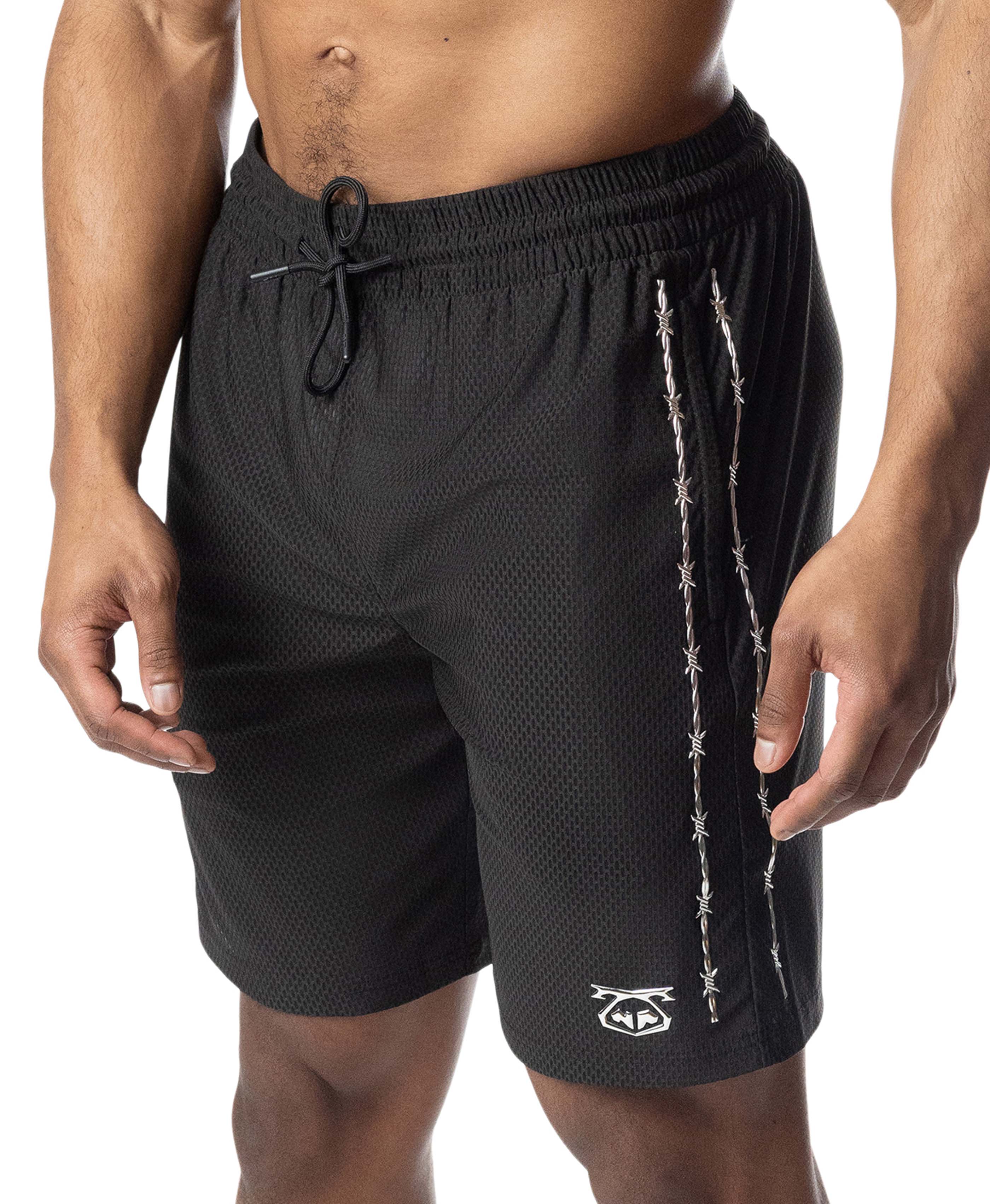 Barbed Wire Classic Short - Black - Image 4