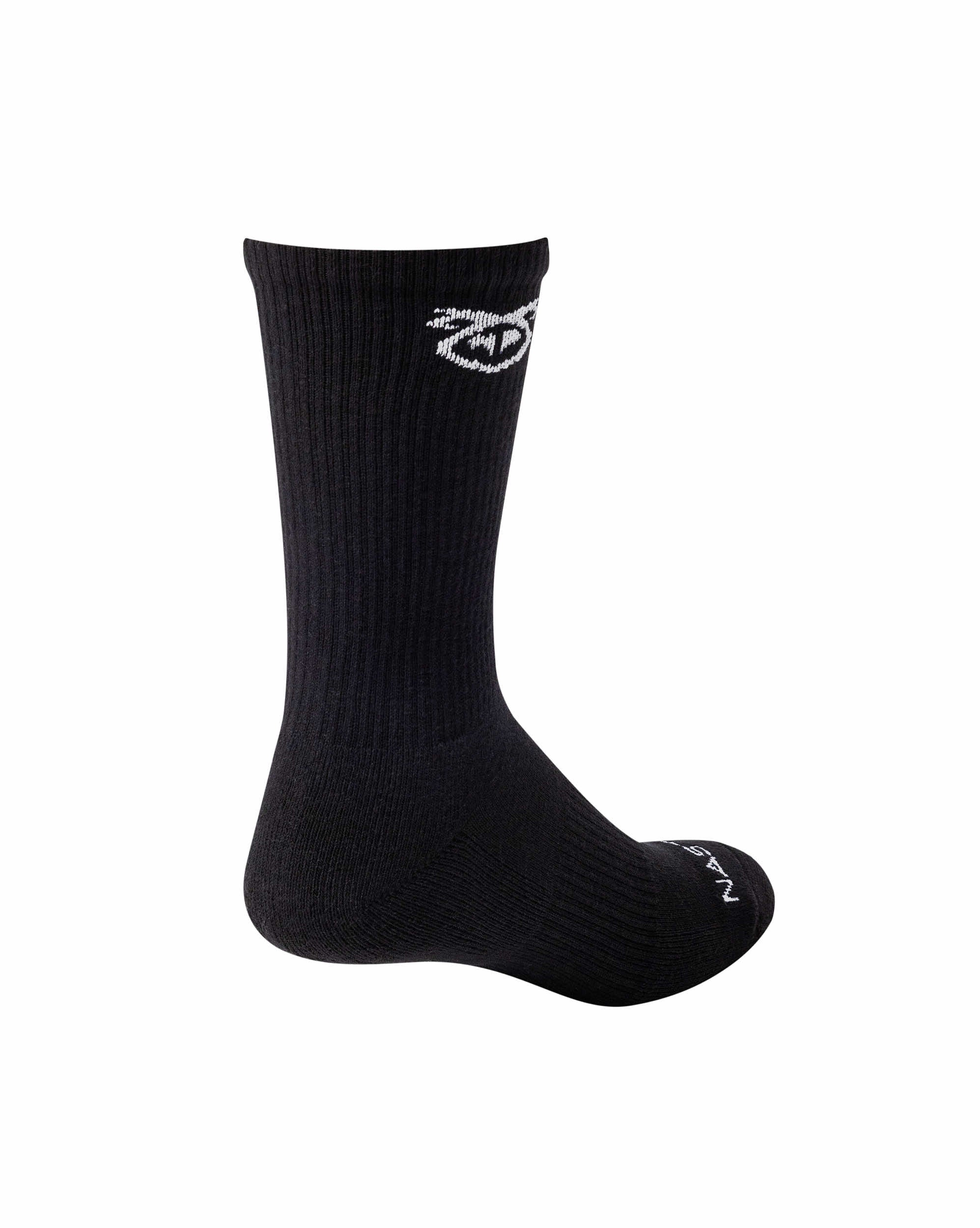 Brandmark Calf Sock - Black - Image 3