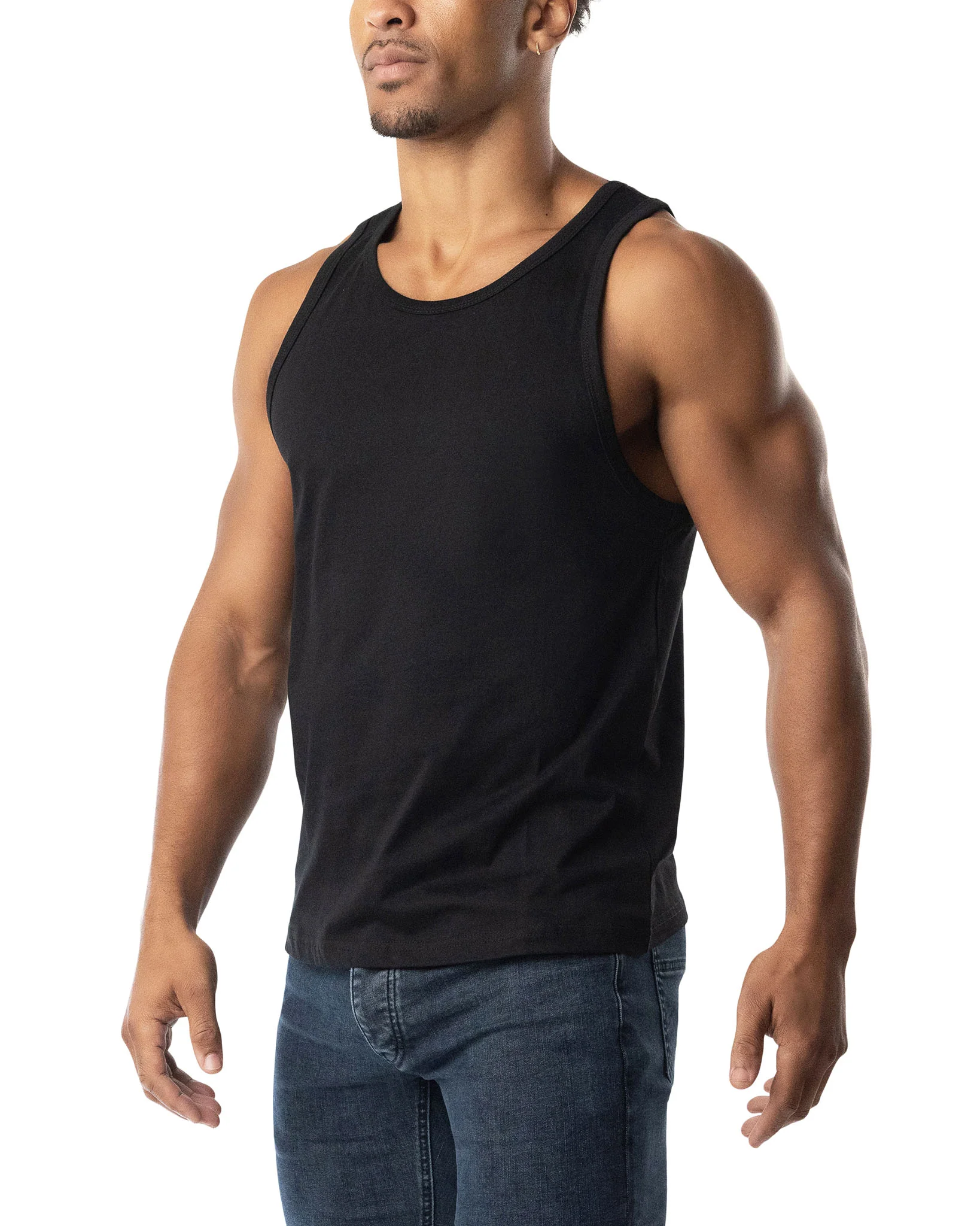 Brandmark Tank Top - Black - Image 3