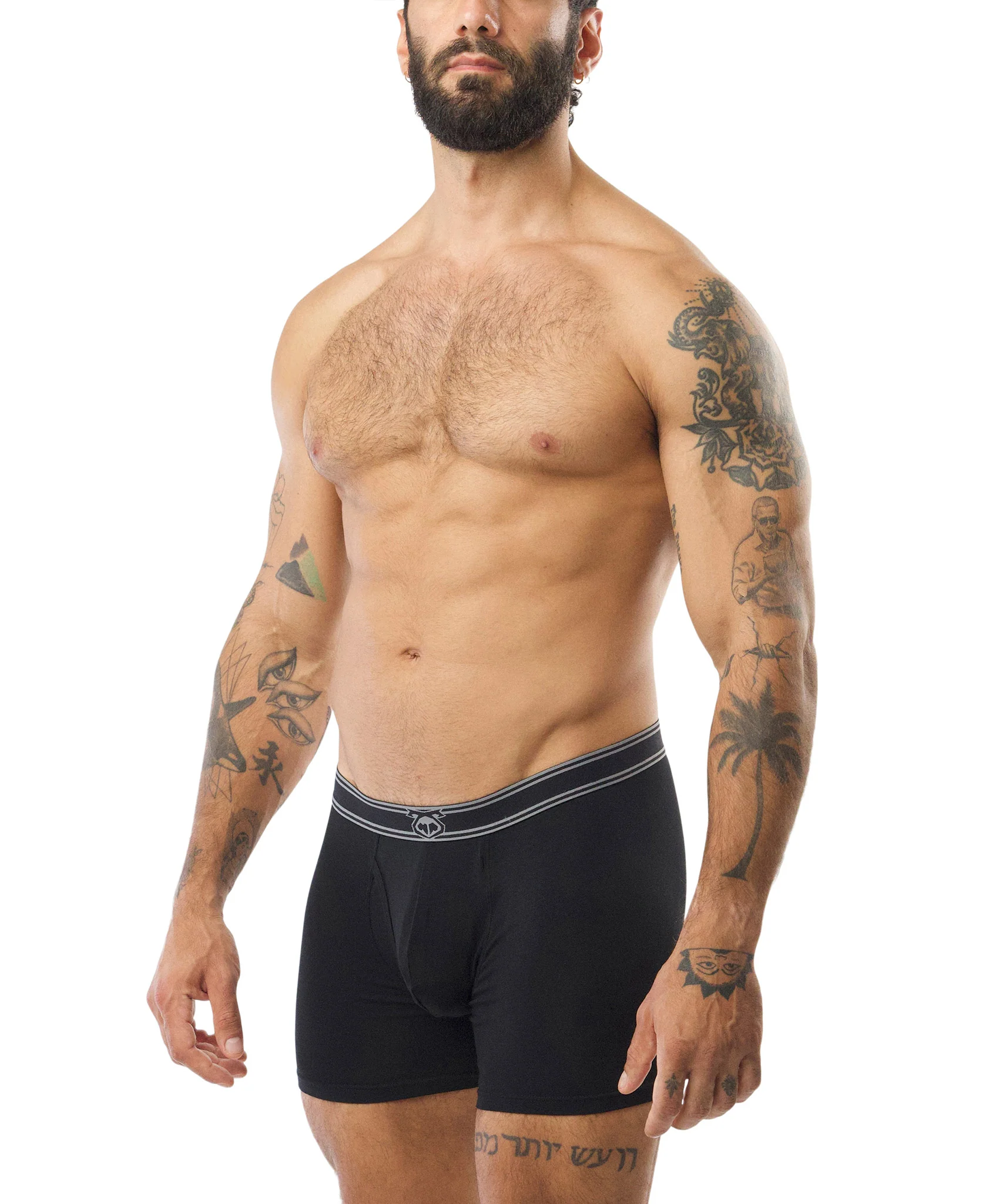 Core Boxer Brief - Black/Grey - Image 3