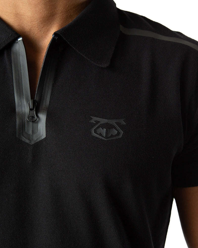 Core Polo Shirt - Black - Image 4