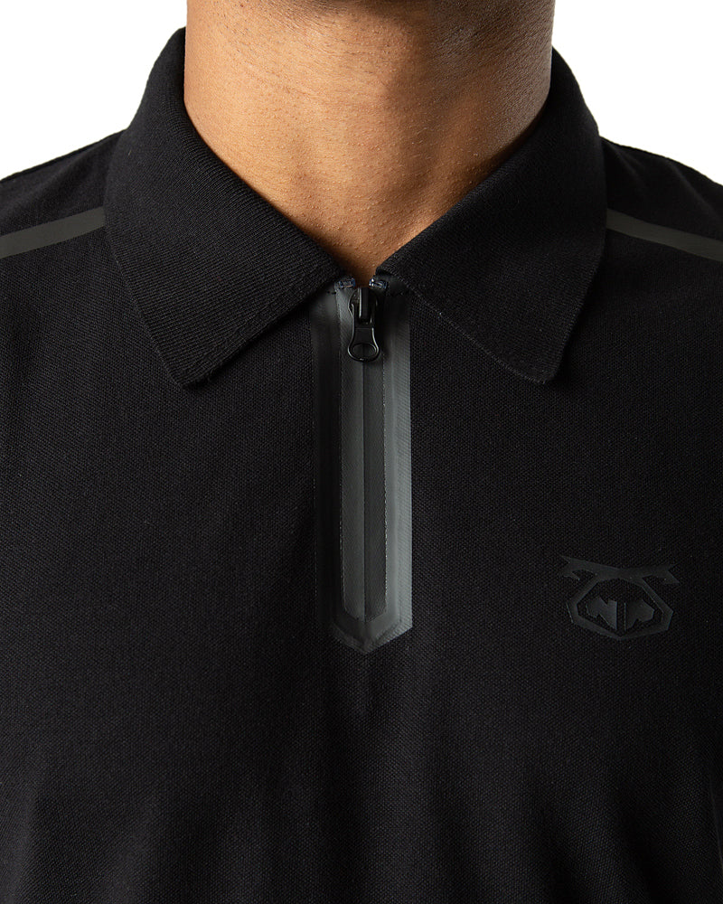Core Polo Shirt - Black - Image 5