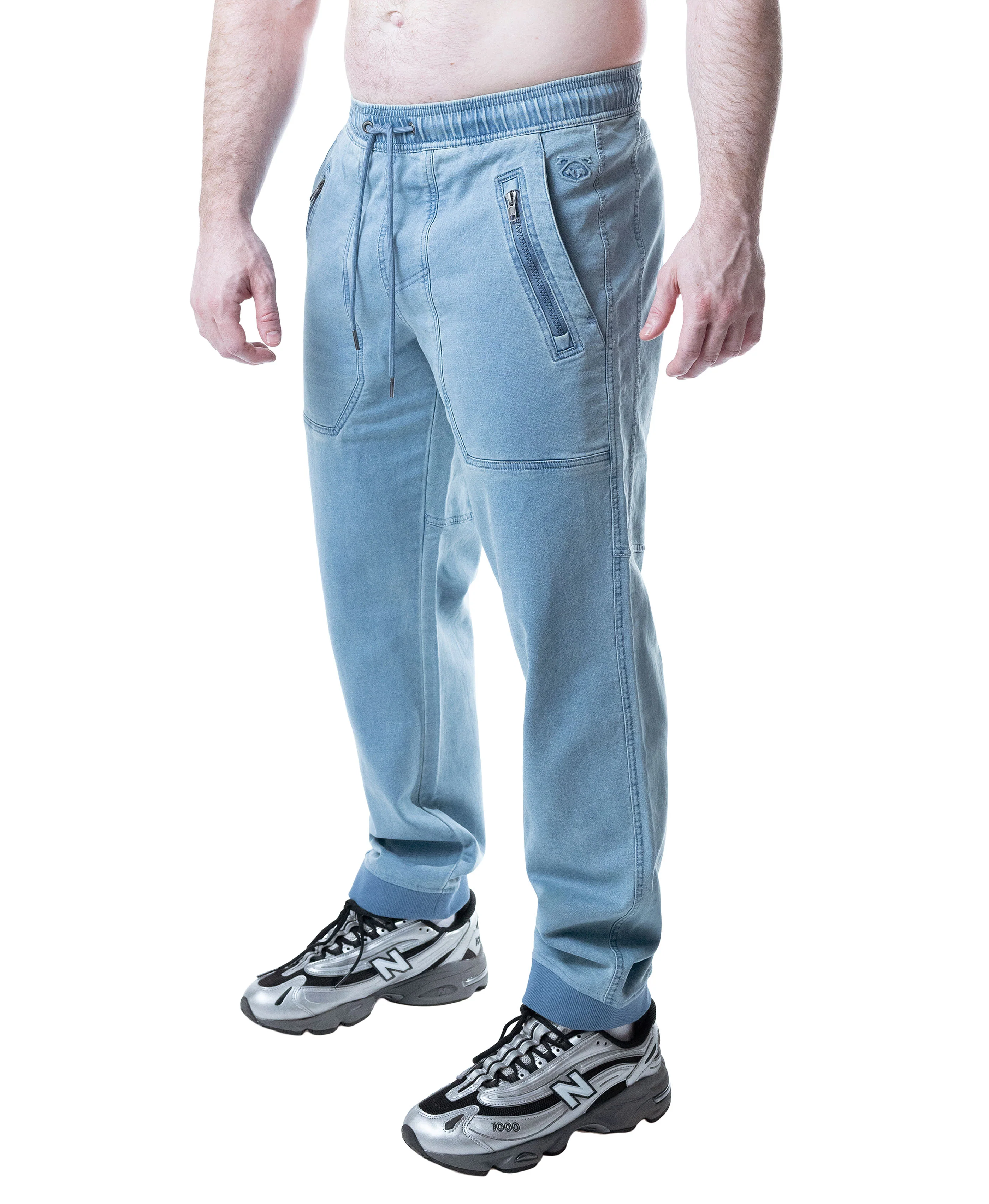 Emboss Jogger - Mirage Blue - Image 3
