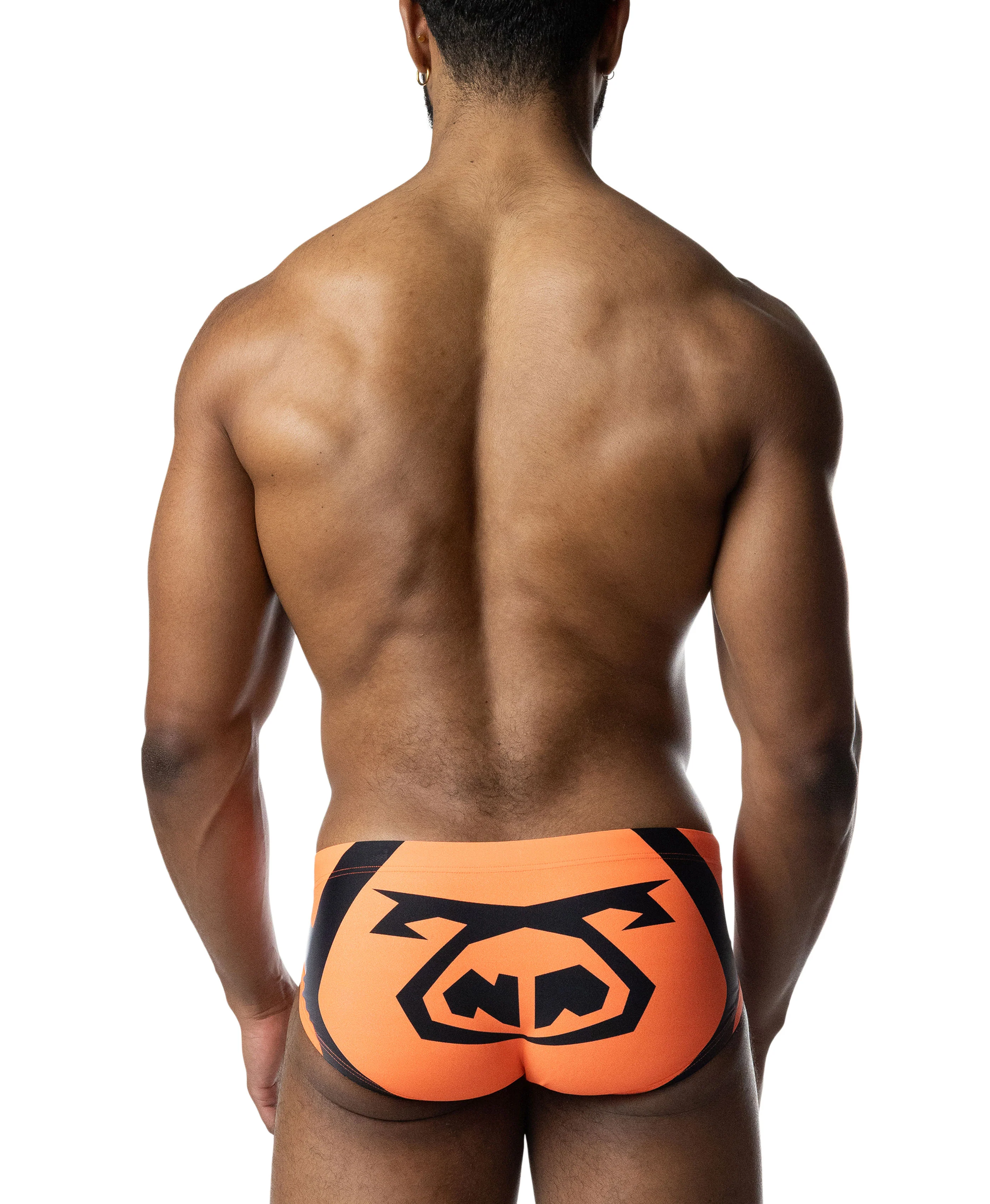 Hyper Bikini - Vibrant Orange/Black - Image 3