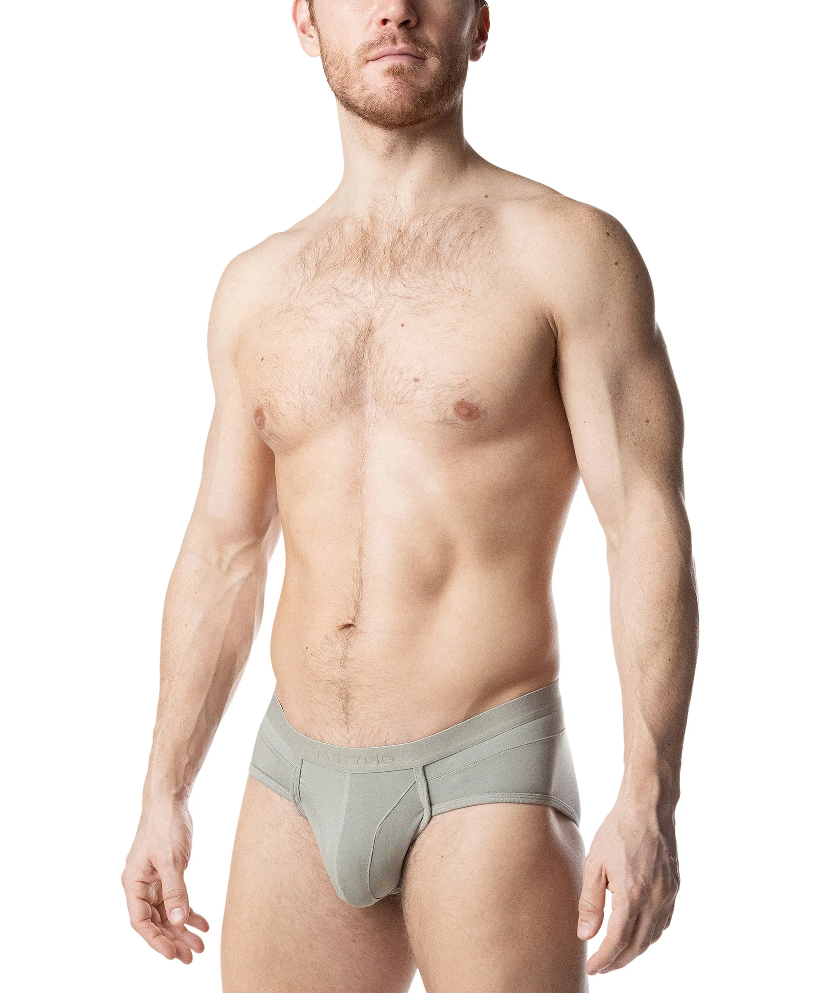 Indulge U-Front Brief - Sage Green - Image 3