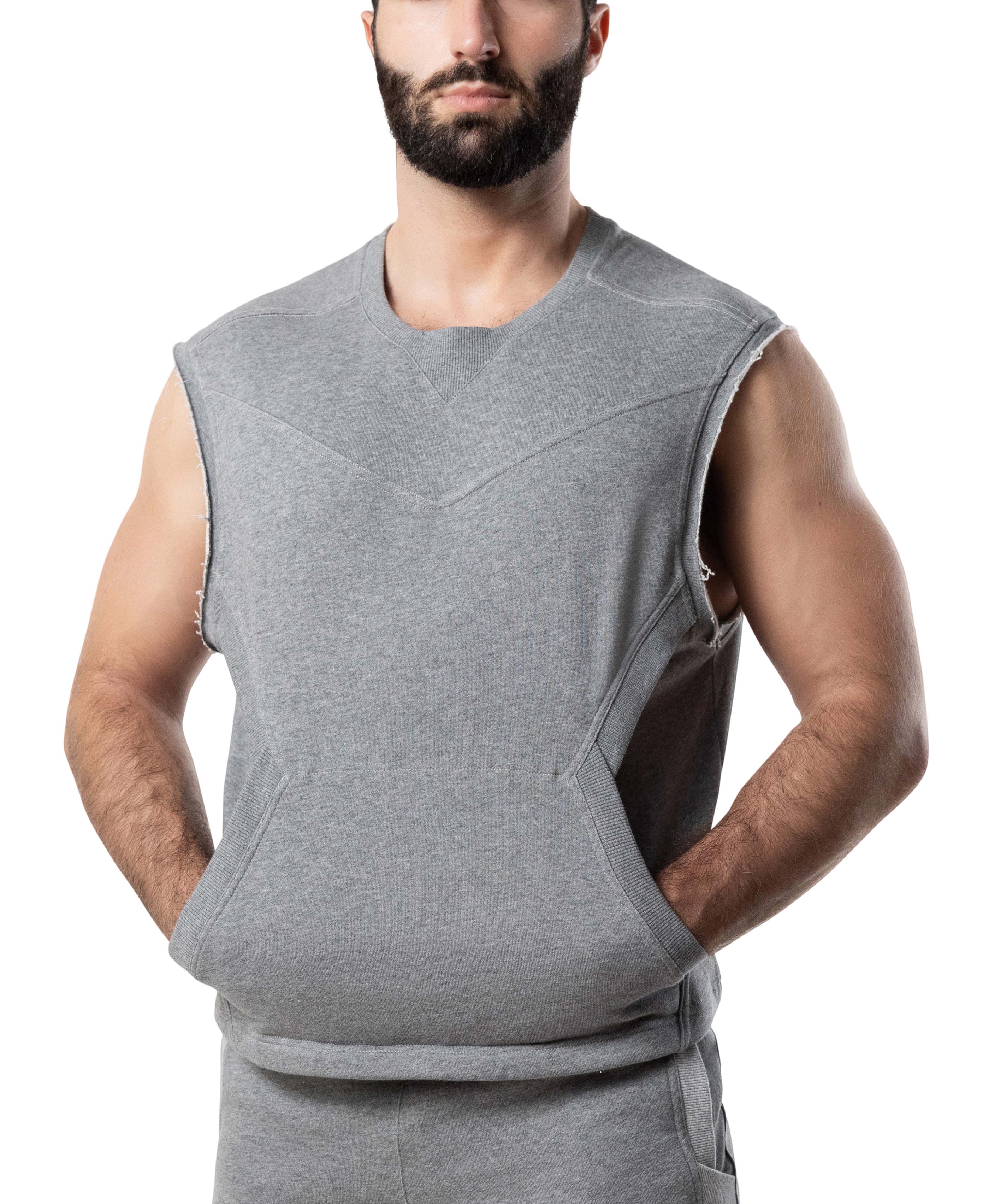 Nexus Sleeveless Shirt - Dark Heather - Image 2