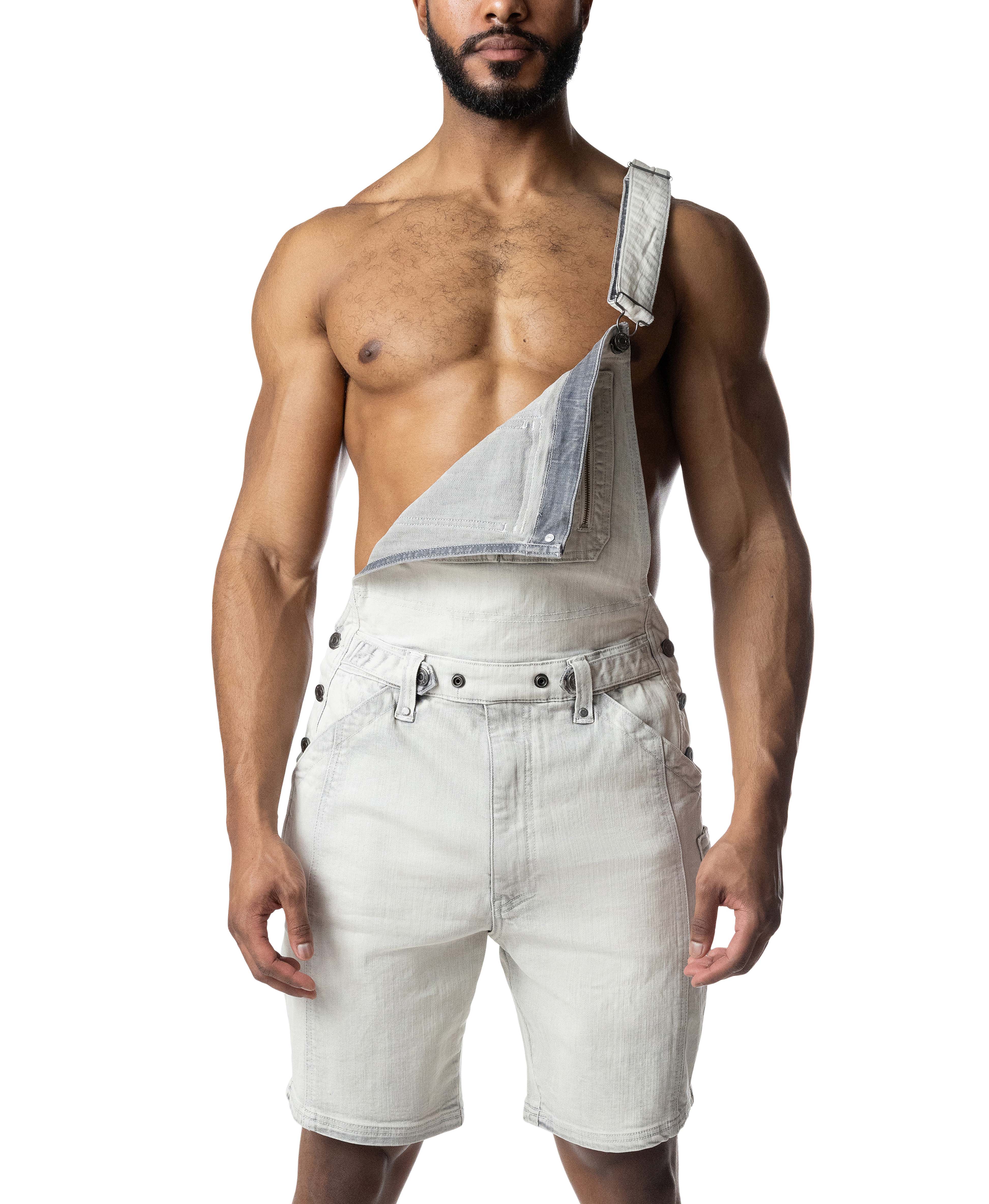 Overall Short - Bleached - Image 3