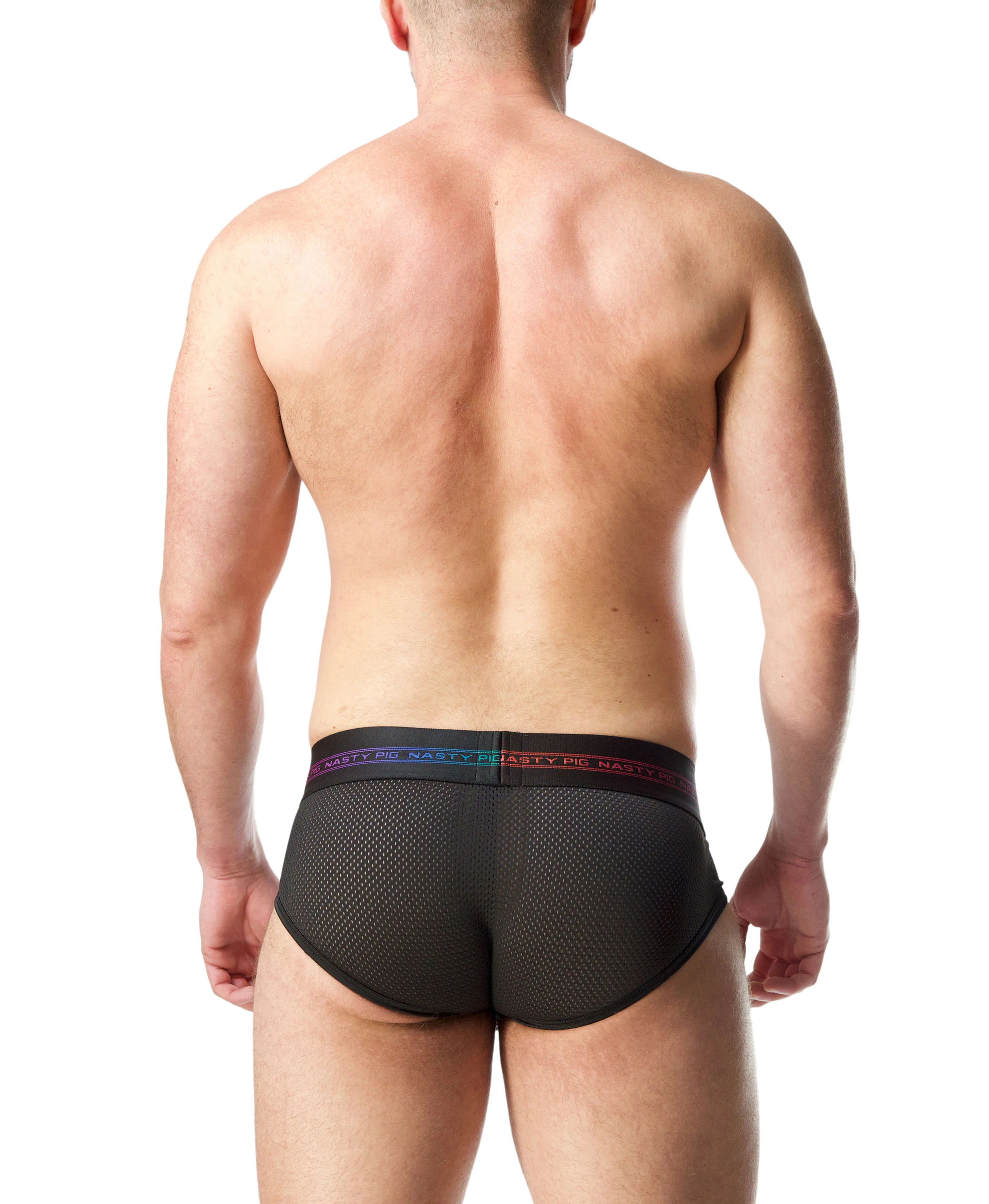 Prism Pride U-Front Brief - Black - Image 3