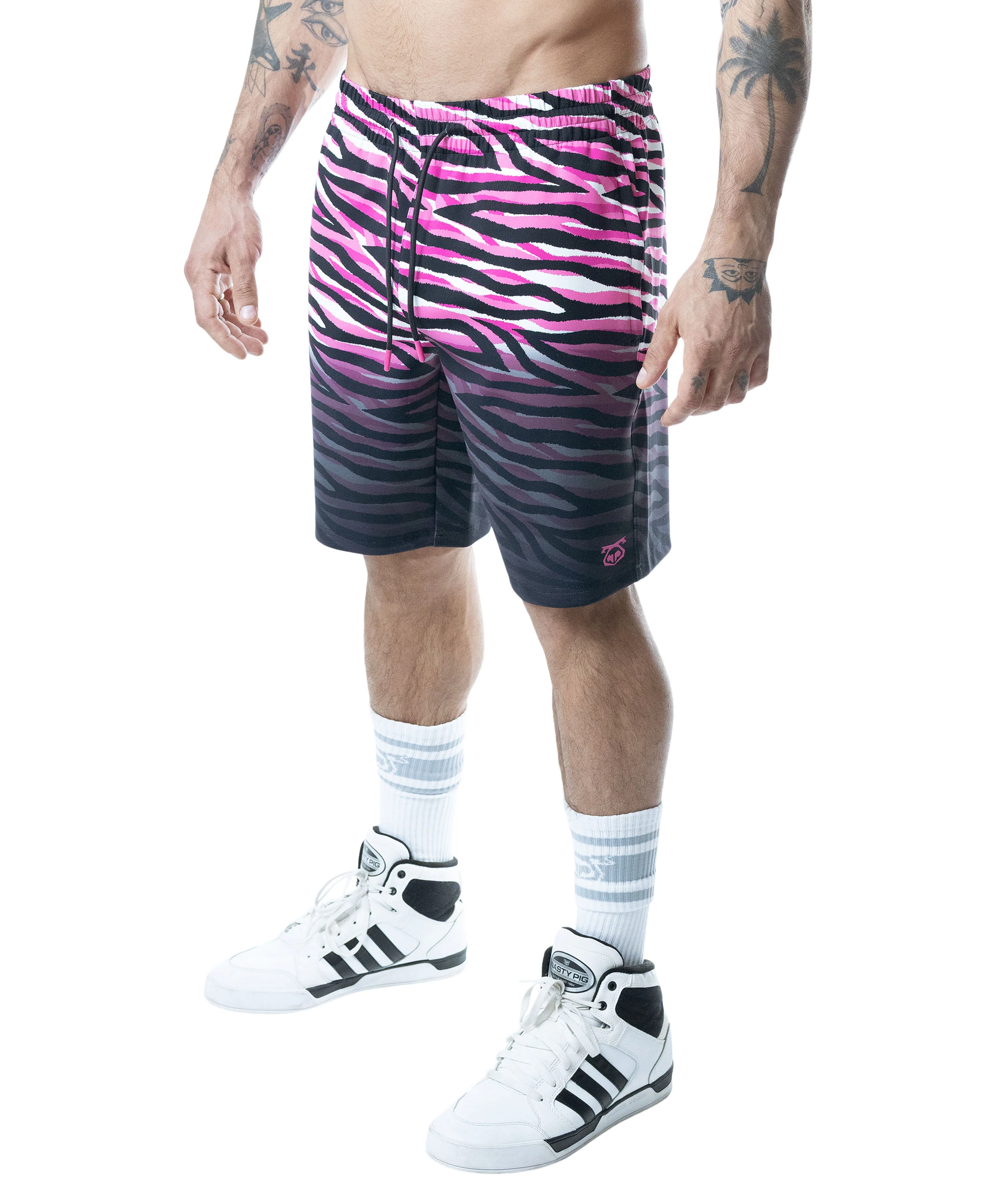 Slayer Classic Short - Black/Dark Pink/White - Image 3