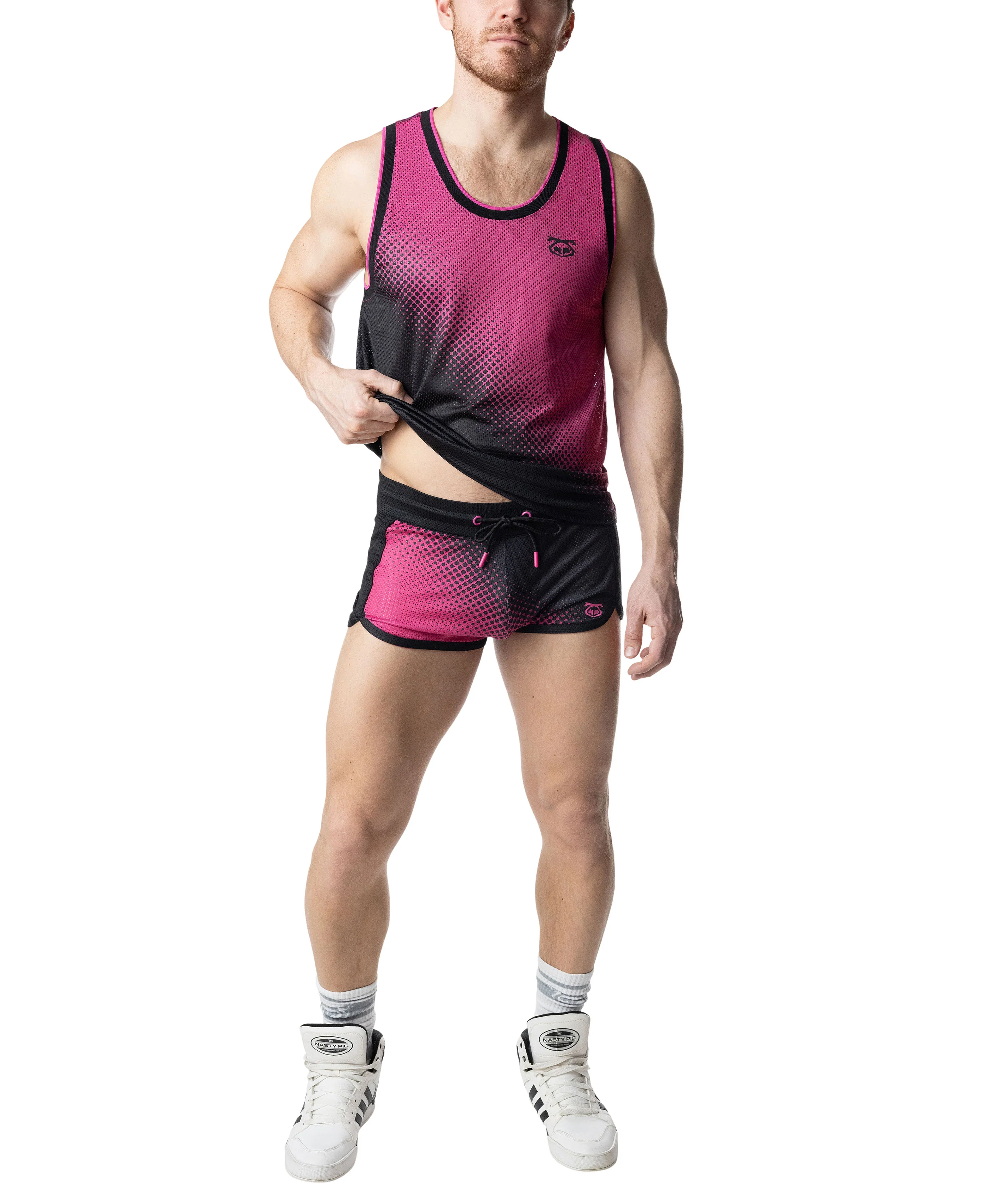 Slayer Tank Top - Black/Dark Pink - Image 3