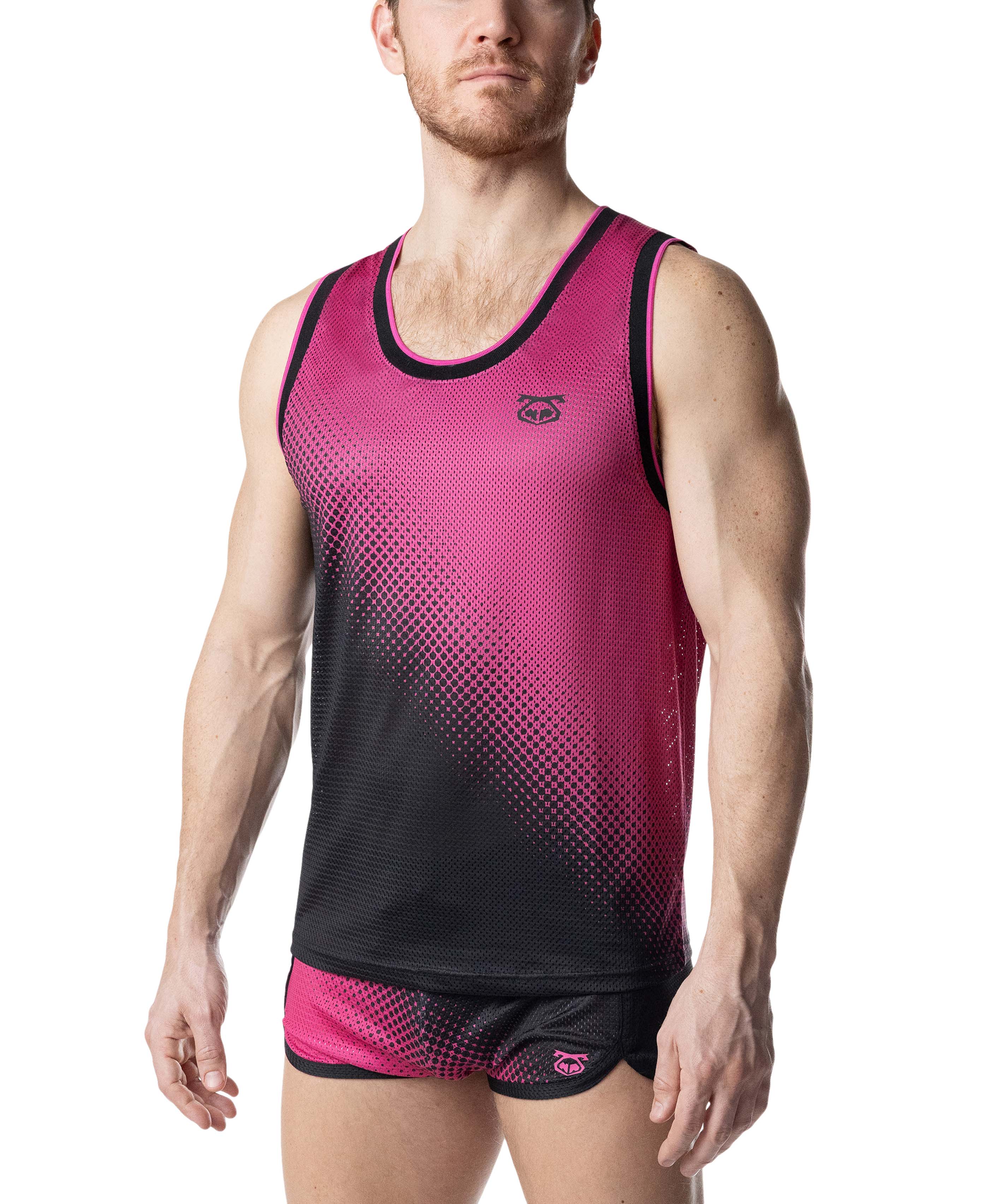 Slayer Tank Top - Black/Dark Pink - Image 4