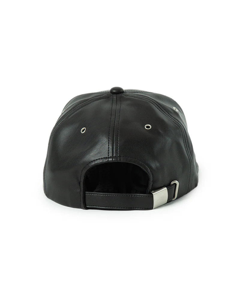 Snout Strapback Flat Brim - Black - Image 6