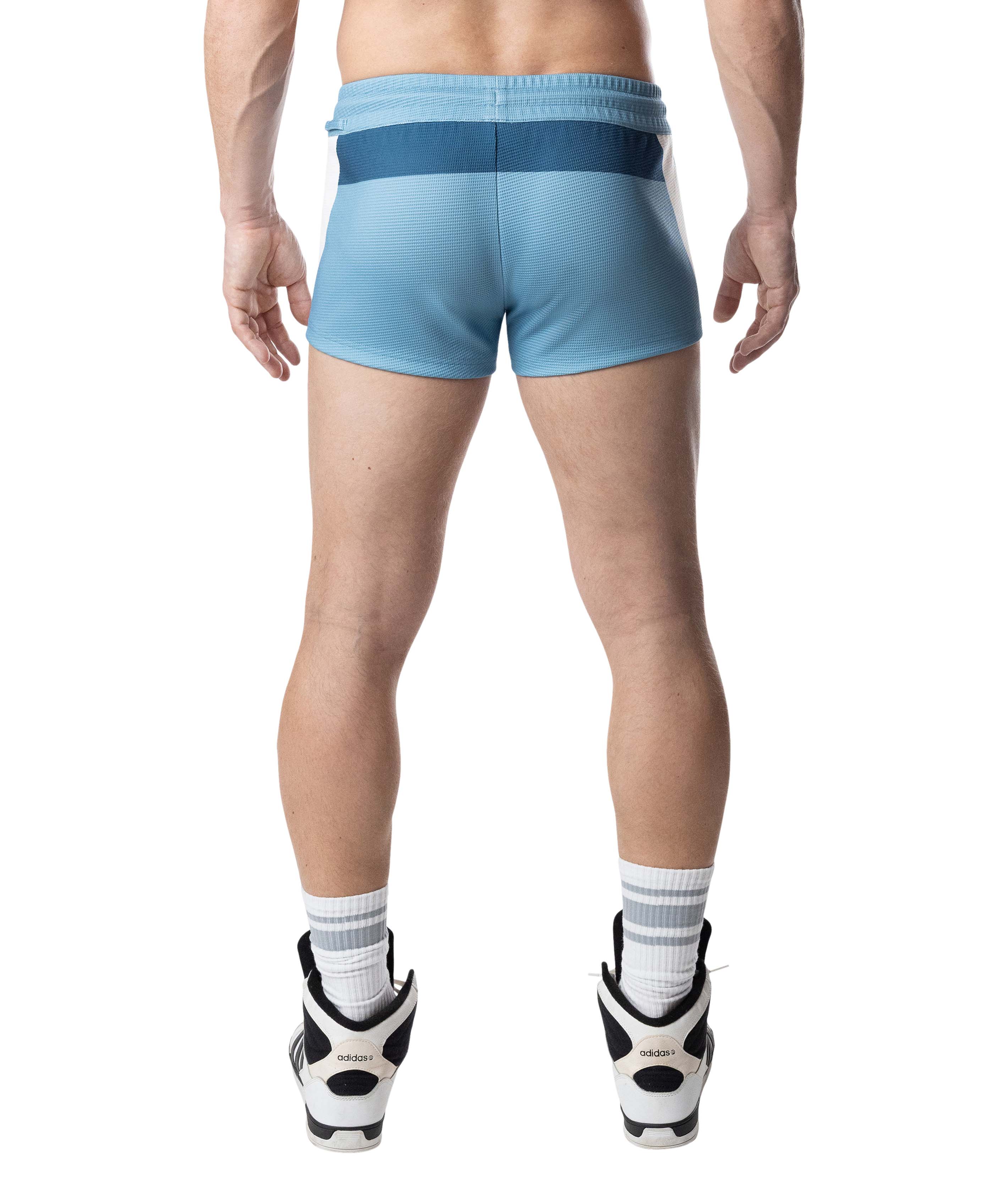Stride Trunk Short - Light Teal/White/Dark Teal - Image 4