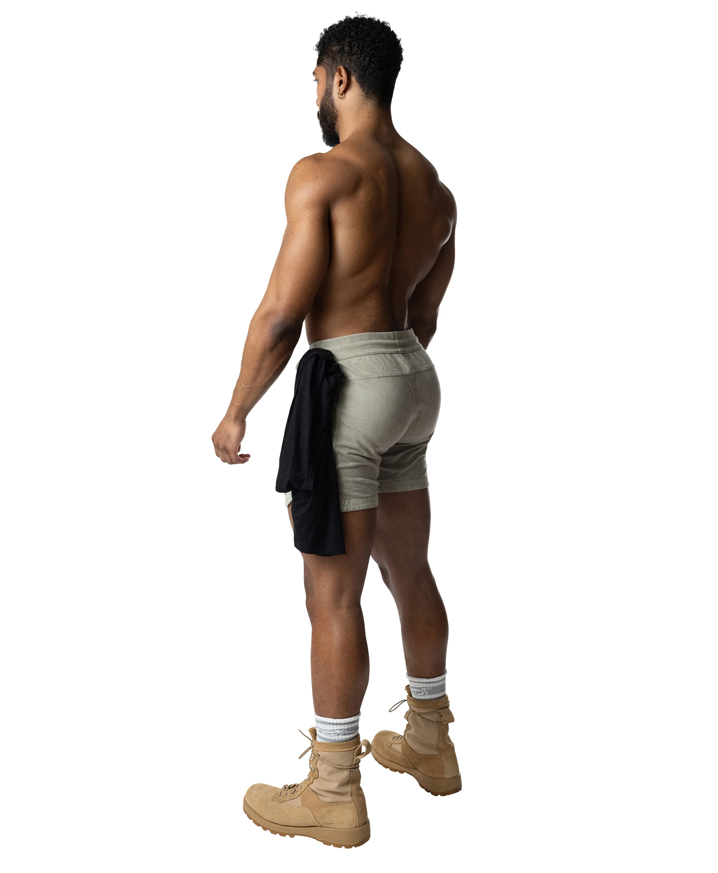 Traverse Rugby Short - Sage Green - Image 4